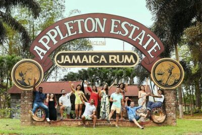 Appleton Estate, Ys Falls and Black River Safari Private Tour - YS Falls: climbing, rope swings, and swimming with guide support