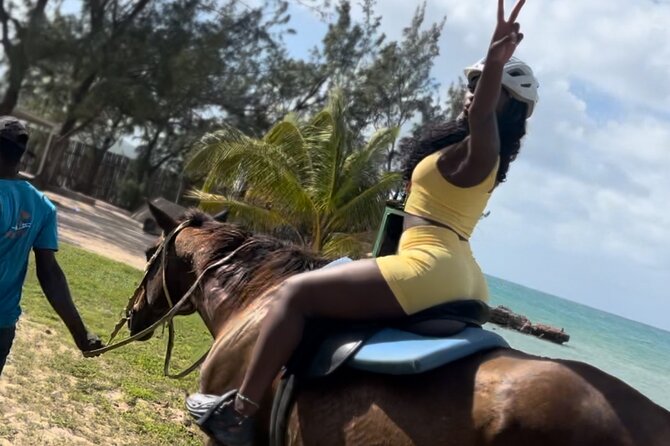 ATV, Bamboo Rafting , Horseback Ride & Blue Hole Falls Ocho Rios - St. Ann’s Bay Horseback Ride Through Jungle Trail to the Ocean
