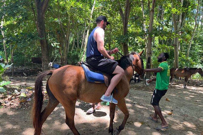 ATV, Bamboo Rafting, Horseback Ride From Montego Bay- Private - Scotchies Drax Hall: jerk, sides, and a classic beer pairing
