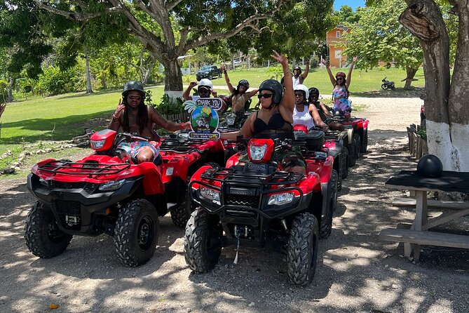 ATV , Bamboo Rafting & Horseback Ride Tour From Montego Bay - Stop 2: Rad Venture ATV and the ride that earns the adrenaline