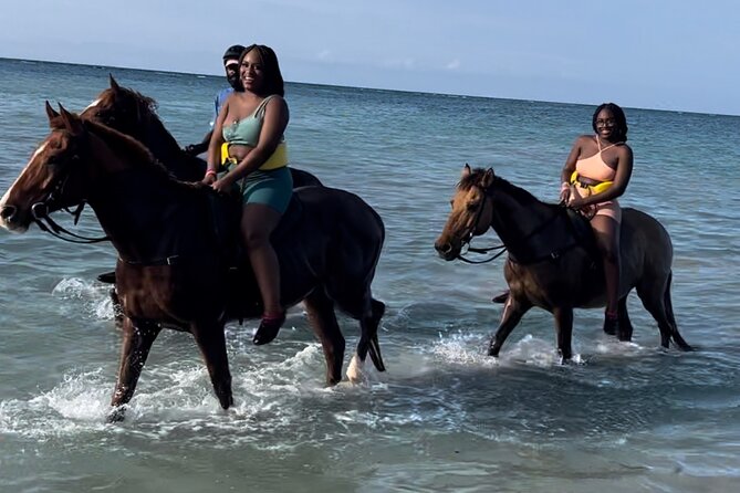 ATV , Horseback Ride & Ricks Cafe Sunset Tour From Montego Bay - Stop 1 (same location): Horseback ride basics and the 230-lb limit