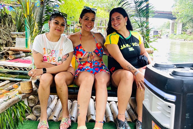 Bamboo Rafting and Horseback Riding Tour Montego Bay Jamaica - Entering the day: pickup, AC comfort, and live entertainment