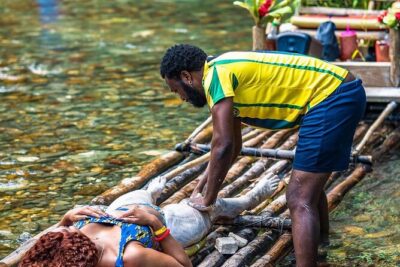 Bamboo Rafting, ATV & Ricks Cafe Combo Tour From Montego Bay - Lethe Estate Bamboo Rafting: Scenic Cruise With Limestone Foot Massage