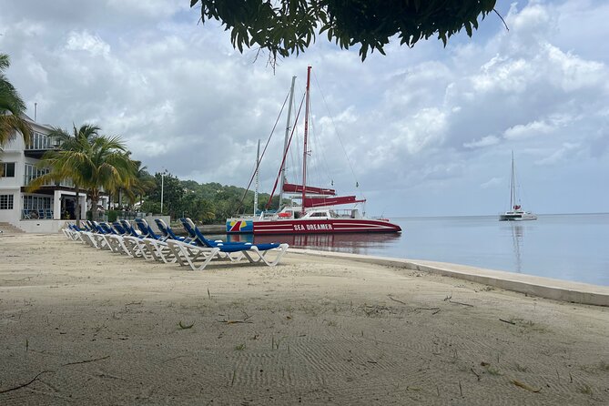 Bamboo Rafting, Catamaran Party Boat & Snorkeling In Montego Bay - The catamaran section: snorkeling in Montego Bay Marine Park and Harbor
