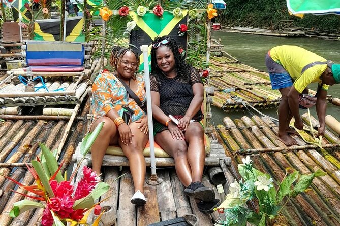 Bamboo rafting with Limestone Foot Massage free rum taste - The guide-driven ride: how Thrue Tours shows up