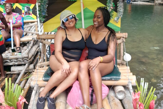 Bamboo rafting with Limestone Foot Massage free rum taste - From curbside to bamboo raft: what the Lethe River ride feels like