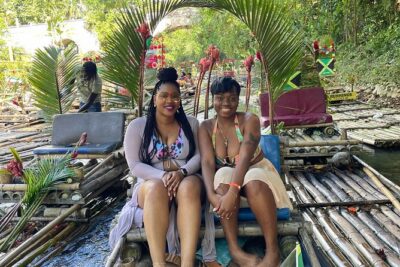 Bamboo Rafting with Limestone Foot massage then Margaritaville. - Limestone foot massage with jungle socks: what it is and how to enjoy it