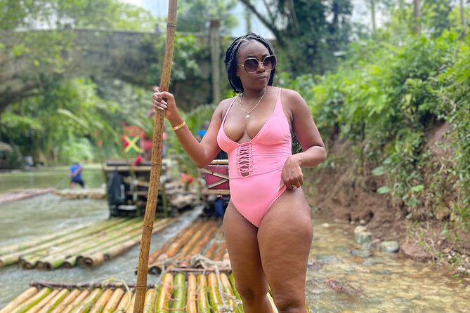 Bamboo Rafting with Limestone Massage from Montego Bay - Music, Coconut Drinks, Hookah, and On-Raft Food: The Vibe Setup
