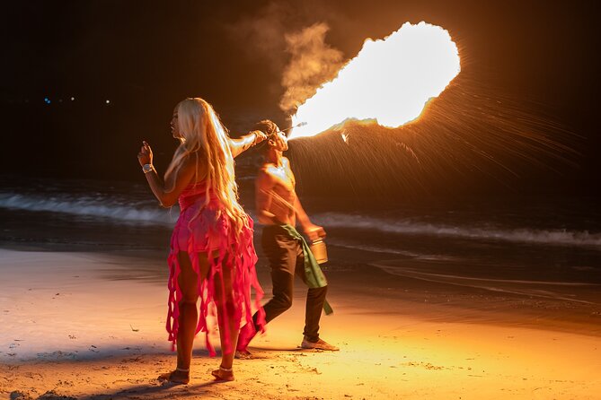 Birthday Fire Show experience in Montego Bay - Fire dancer entertainment: where the atmosphere gets real