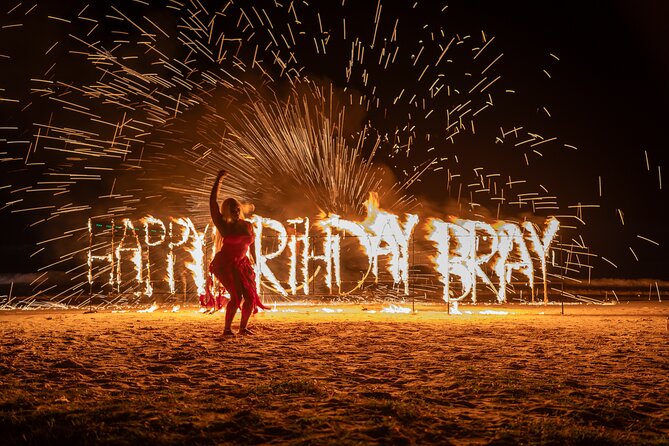 Birthday Fire Show experience in Montego Bay - Pickup and the 1-hour-20-minute flow that keeps it fun