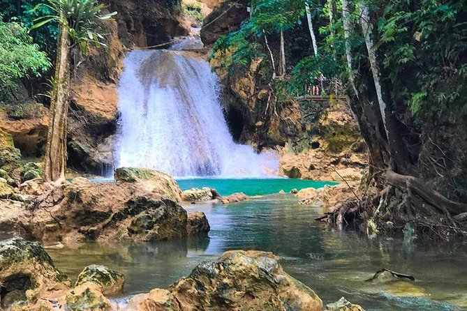 Blue Hole and Dunn's River Falls Tour from Montego Bay - Blue Hole: waterfall jungle pools, Tarzan-like jumps, and swim-friendly pacing