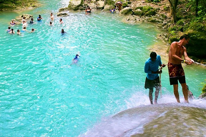 Blue Hole & Konoko Falls Park Combo Tour from Montego Bay - Scotchies Jerk Centre stop: turning waiting time into a real lunch plan