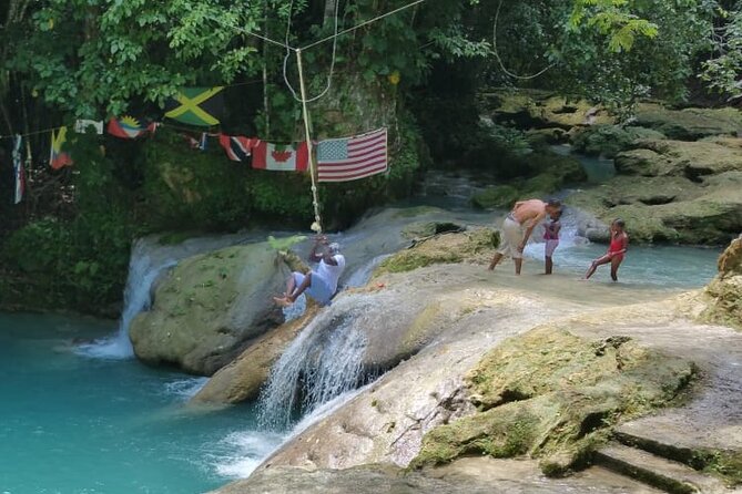 Blue Hole/Secert falls and Dunns River Combo Tour - Getting From Montego Bay: A/C Pickup and a Clear, Small-Group Feel