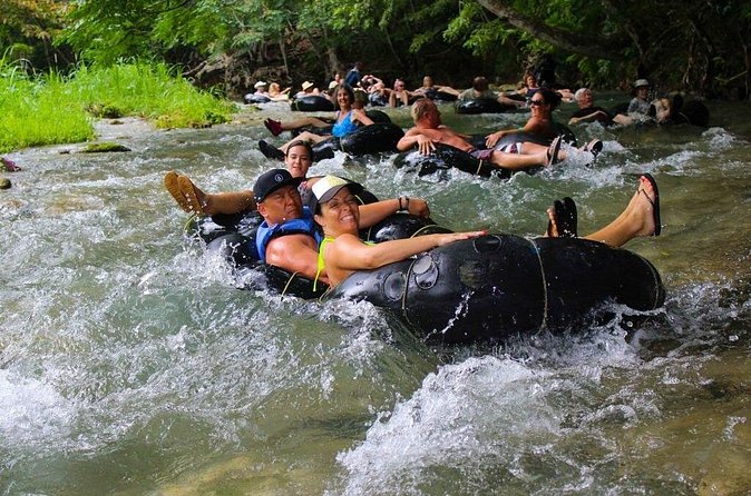 Blue Hole Secret Falls and River Tubing Tour - The real value: guides who keep you safe and keep the day moving