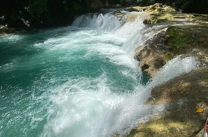 Blue Hole, Secret Falls & River Rapids Tubing from Montego Bay - Stop 1: White River Calypso Rafting & Tubing and how the pacing feels