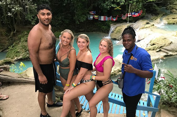 Blue hole waterfalls + horseback riding from Montego bay - Blue Hole Waterfalls Park: Rope Swings and Cliff Jumping