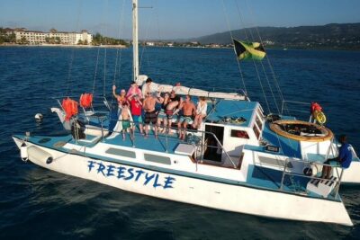 Catamaran, snorkeling & Dunn's River Falls - Catamaran Cruising: Drinks, Music Energy, and the Ocean Part of the Day