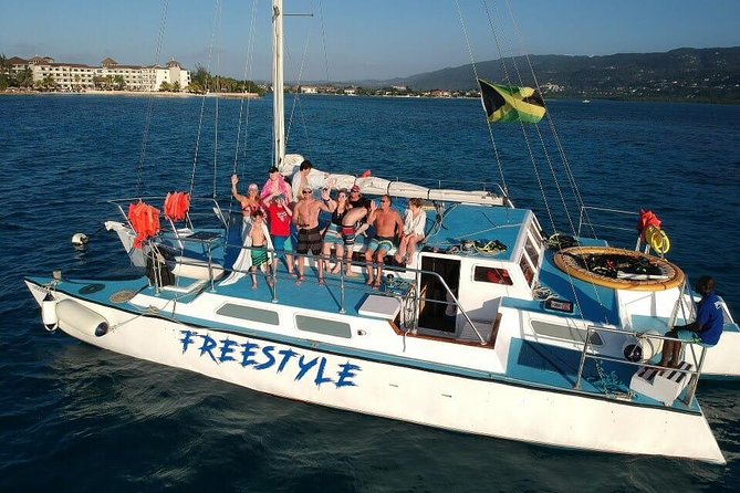 Catamaran, snorkeling & Dunn's River Falls - Catamaran Cruising: Drinks, Music Energy, and the Ocean Part of the Day
