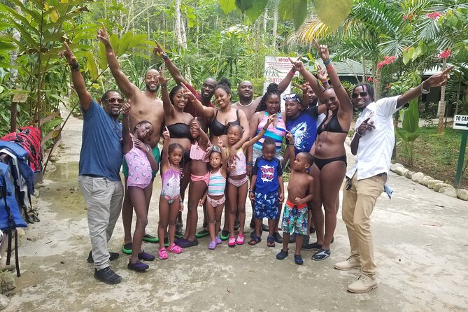 Chuck Norris Secret Falls and Dunn's River Falls - Chuck Norris Secret Falls (Blue Hole): Rope Swings, Cliff Jumps, and Jungle Trails