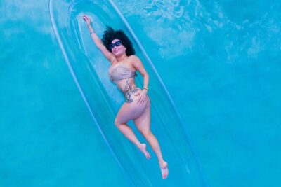 Clear kayak Drone Photo Shoot - Pickup in an AC vehicle and a small-group feel