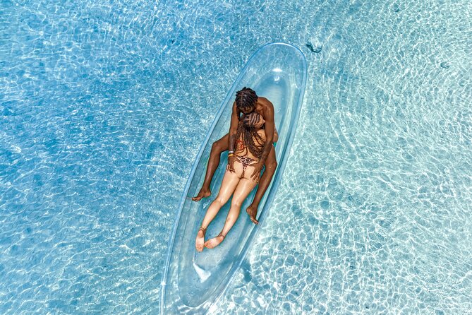 Clear Kayak Photoshoot in Montego Bay - Pickup, WiFi, and air-conditioned comfort in Montego Bay