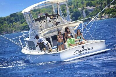 Deep Sea Sport Fishing From Montego Bay - The boat and the comfort basics: Hatteras size, Bertram variety, and real offshore work