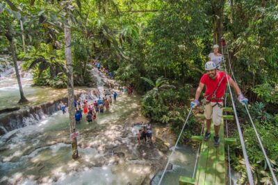 Dunn's River Falls and Zipline (Over the Falls) Adventure Tour from Ocho Rios - Ziplining over Dunn’s River: what the over-the-falls views actually mean