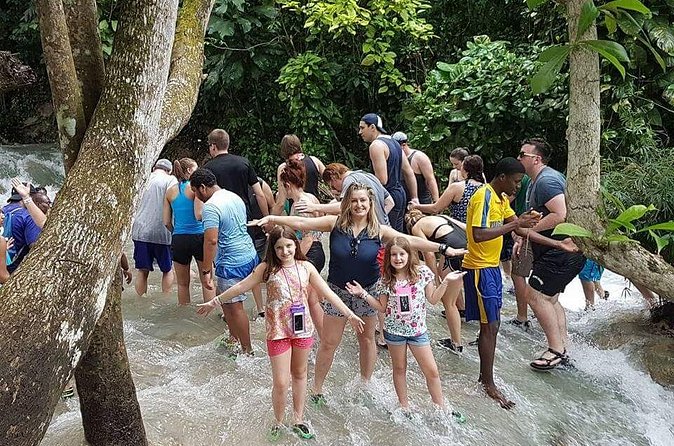 Dunn's River Falls and Zipline (Over the Falls) Adventure Tour from Ocho Rios - Group size and how the day feels