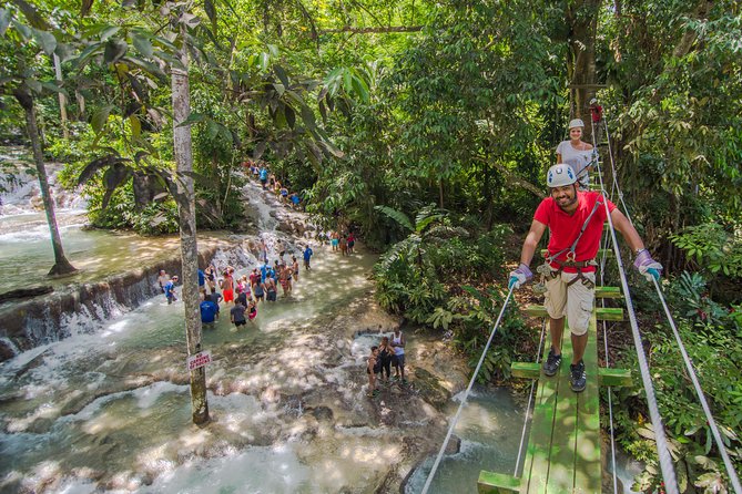 Dunn's River Falls and Zipline (Over the Falls) Adventure Tour from Ocho Rios - Ziplining over Dunn’s River: what the over-the-falls views actually mean