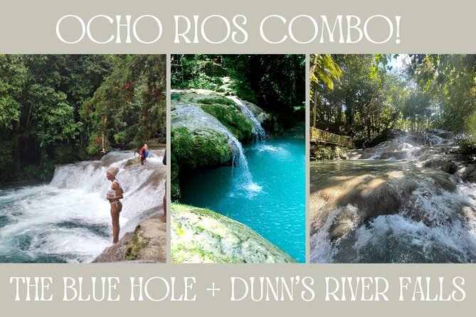 Dunn's River Falls & Blue Hole from Montego Bay or Falmouth - Stop 1 at Blue Hole: Limestone Sinkholes, Rope Swing, and the 20-Foot Jump