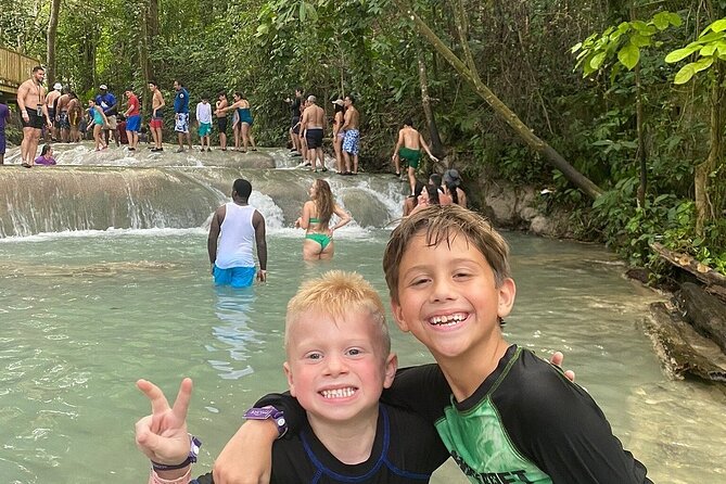Dunn's River Falls Climb and Beach Include Entry Fee (ᵔᵕᵔ) - Ocho Rios Market and Scotchies Jerk: Optional Stops With Real Costs