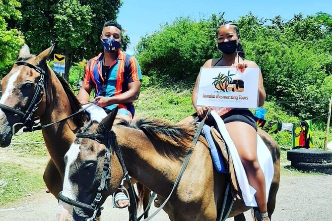 Dunn's River Falls Climb, Zipline and Horseback Riding Private Tour - Ziplining Over the Canopy: Short Flights With Clear Safety Coaching