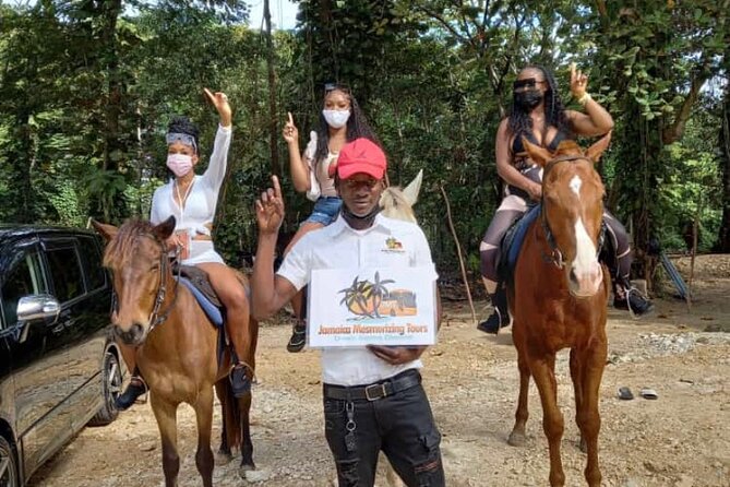 Dunn's River Falls Climb, Zipline and Horseback Riding Private Tour - Door-to-Door Montego Bay and Negril Pickup in an Air-Conditioned Vehicle