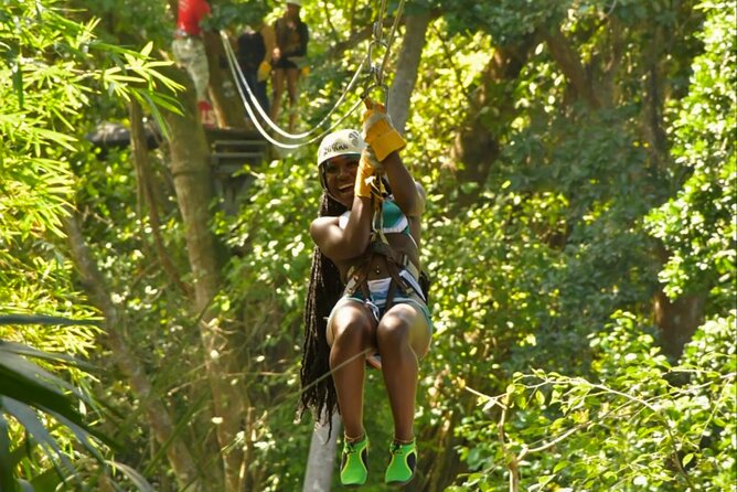 Dunns River Falls, Rafting, Zipline & Horseback from Montego Bay - Dunn’s River Falls and zipline: the main event