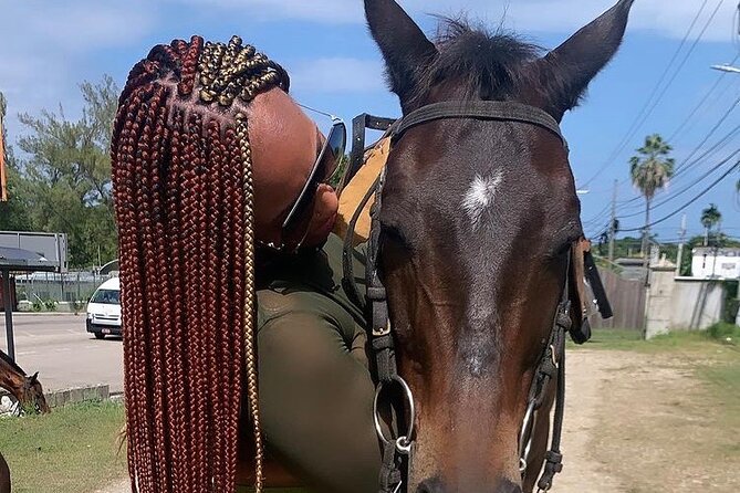 Dunn’s River Falls,Zip lining & horseback riding Combo tour from Montego Bay - Stop 2: Horseback Riding Through Trail and Into the Sea, Then Guided Falls