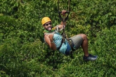 Dunn’s River Falls,Zip lining & horseback riding Combo tour from Montego Bay - Stop 1: Dunn’s River Falls Park With Zip Lining Over the River
