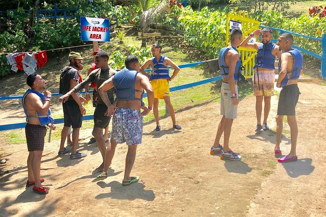 Explore Montego bay Jamaica toMartha Brae Rafting &Blue Hole Tour - Blue Hole in Ocho Rios: swim, rope swing, bush hike, and falls jumping