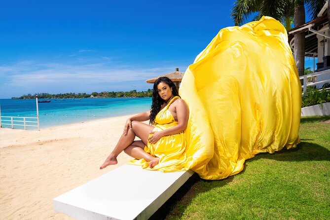 Flying Dress Photoshoot in Jamaica - Doctor’s Cave Beach: Where You Start and What Happens Next