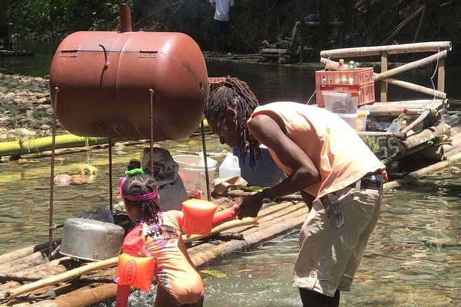 Great River Bamboo Rafting and Limestone Full Body Massage Tour From Montego Bay - Rainy-day reality and river-side comfort tips