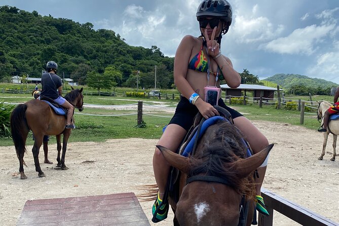 Great River Rafting Limestone Foot Massage and Horseback Rides From Montego Bay - Stop 2: Sandy Bay Horseback Through Woodlands and Old Plantation Remains