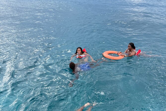 Half Day Catamaran Party Boat, Snorkeling and Hip Strip Tour - Montego Bay Marine Park in an afternoon time slot