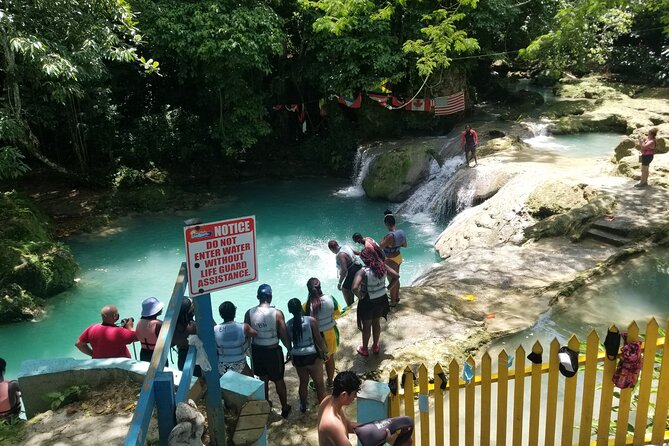 Horseback Ride, Bamboo Rafting and Bluehole/Secret Falls Tour from Montego Bay - Blue Hole and Secret Falls: Swimming, Optional Rope Jumping, and Hikes
