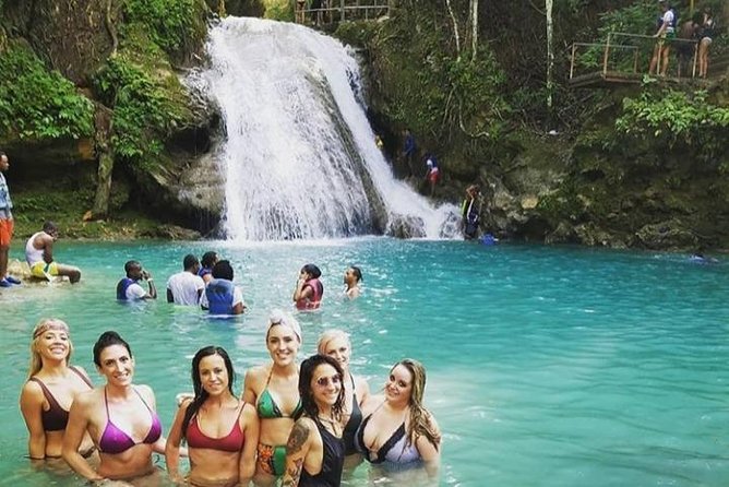 Horseback Ride, Blue Hole, Secret Falls, River Rafting & Tubing - A Six-Hour Mix: Horses, Mineral Pools, Waterfalls, and River Tubing