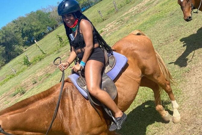 Horseback Riding Adventure in Jamaica - The Big Moment: Entering the Water Gradually at an Ocean Beach