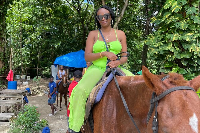 Horseback Riding and Swimming then Dunn's River Falls - Ocean horseback to beach photos, without the whole-day drag