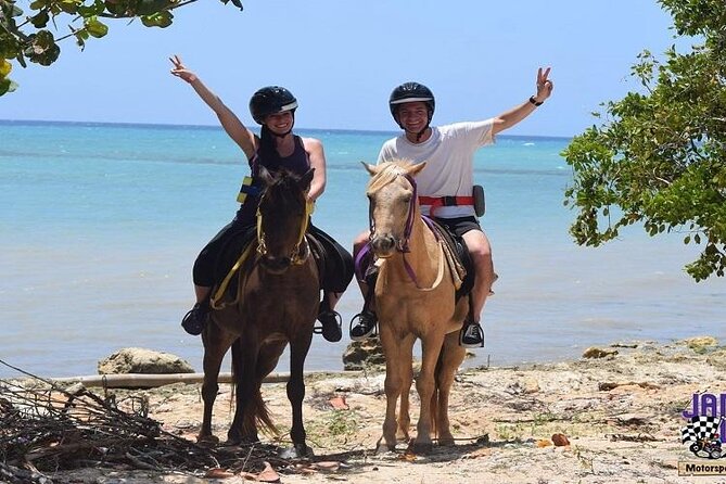 Horseback Riding, ATV and Ocean Zip lining combo from Montego Bay - One Western-Coast Day With Ocean Zipline, Horses, and ATV