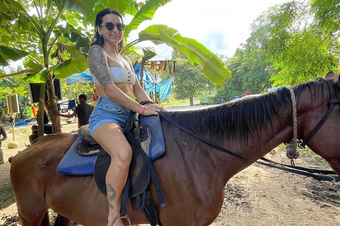 Horseback Riding In The Ocean from Montego Bay Private Transfer - Riding trails and the Caribbean waters