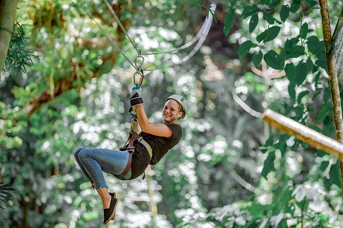 Horseback Riding/Zipline Combo Tour at Chukka Ocean Outpost with Transportation - Zipline time: how the guides keep it fun, safe, and fast