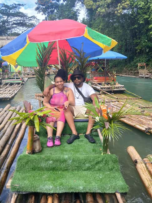 Jamaica Bamboo Rafting Experience with Limestone Massage - St. James Parish and the long hotel pickup rhythm