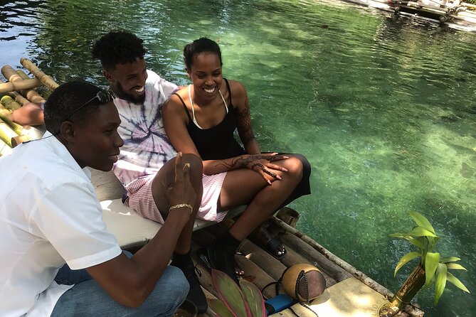 Jamaica Bamboo Rafting Tour Limestone Foot Massage - How the Bamboo Rafts Work: Two People Per Raft, One Captain, Slow and Steady